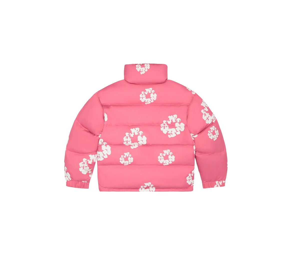 Denim Tears- Chamarra Capitonada Rosa