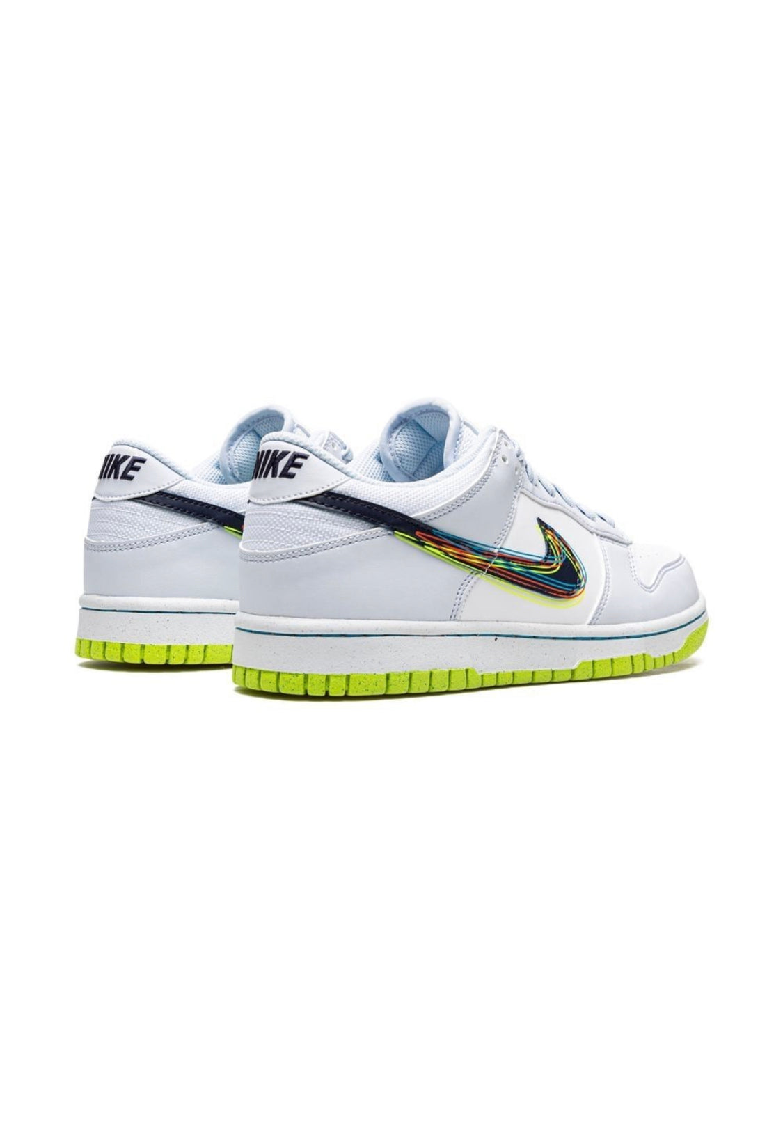Nike-Dunk Low 3D Swoosh Grey