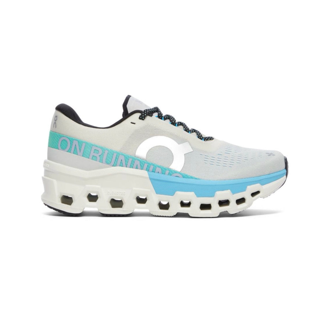 On Runnig-Cloudmonster Beige/Azul