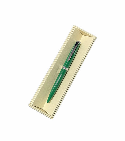 Rolex-Pluma Verde Detalles Plata