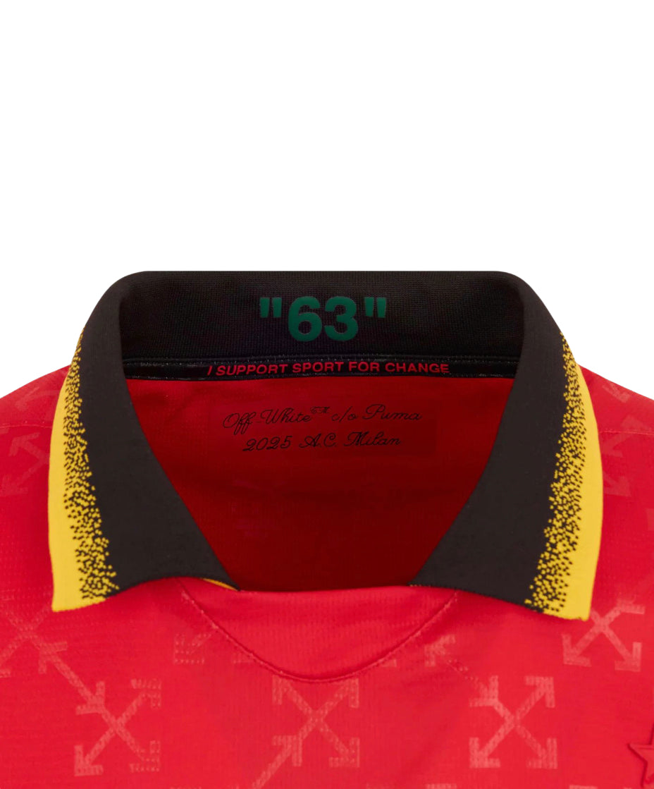AC Milan x Off White-Jersey Roja Giménez