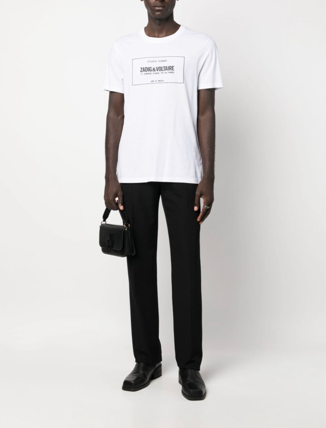 Zadig&Voltaire - Tee Blanca  Con logo