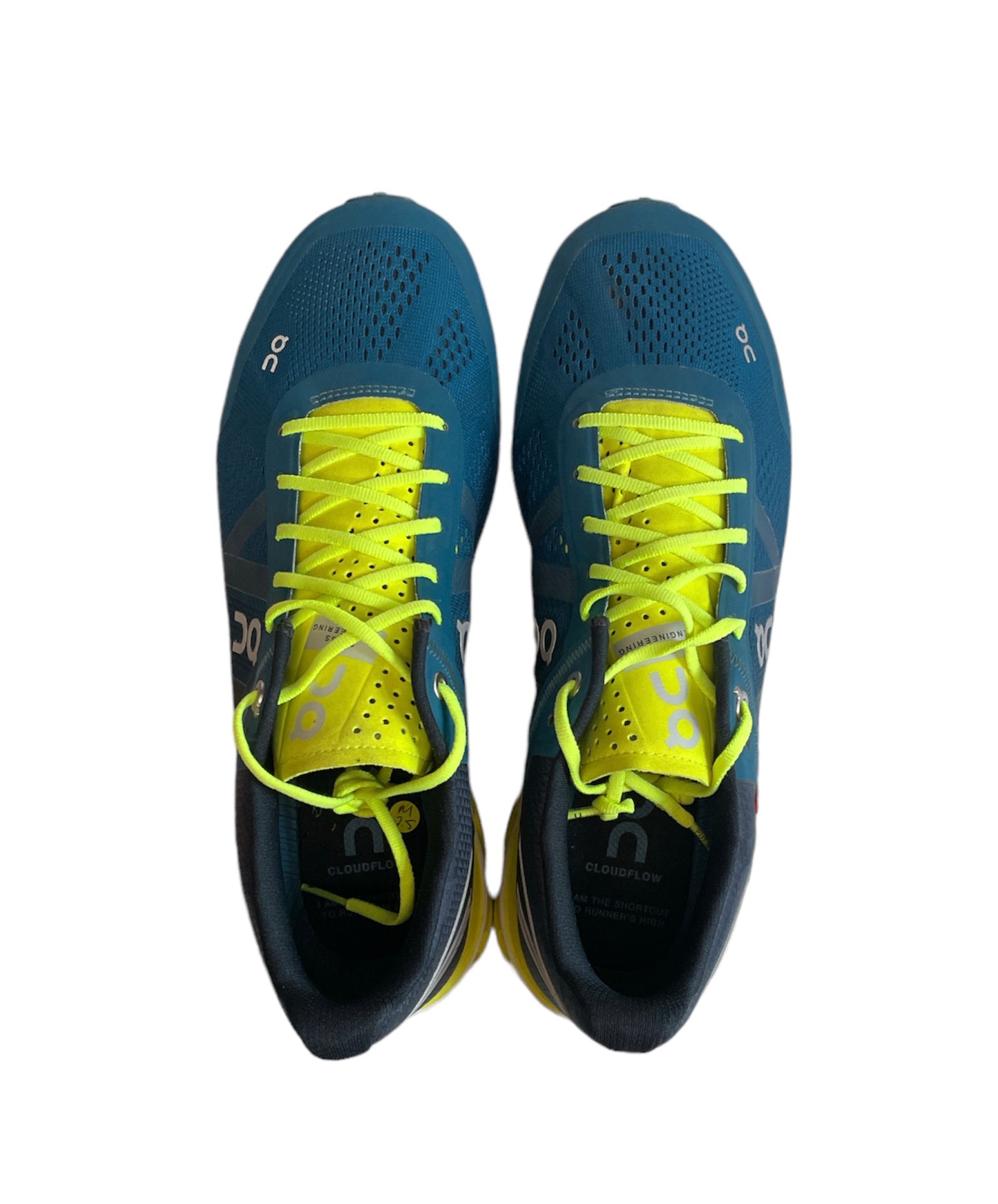 On running Azul-Amarillo flourescente