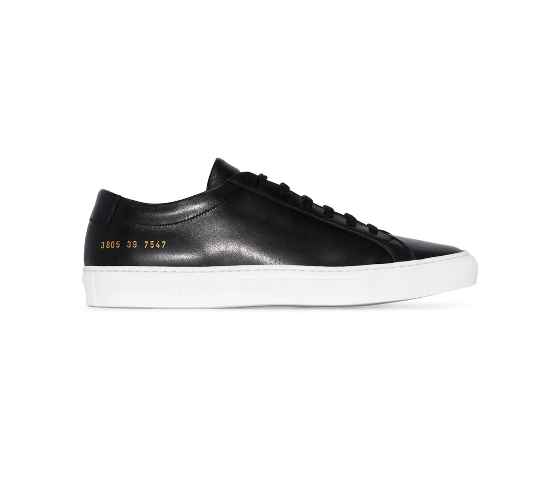 Common Projects-Tenis Negros Achilles Low