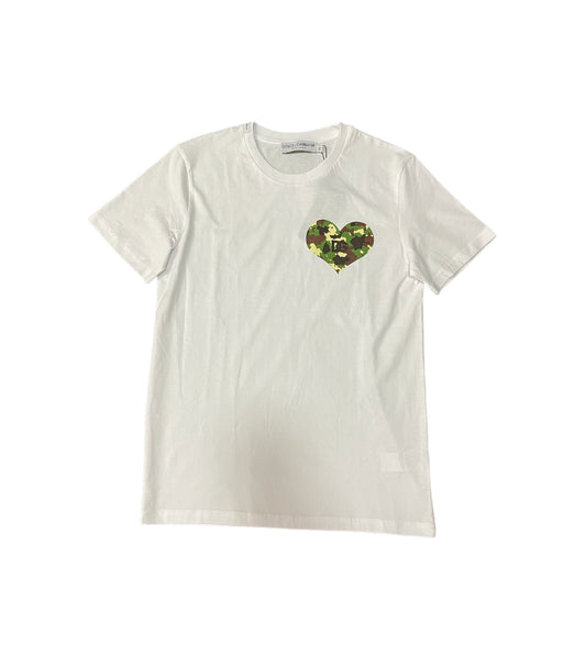 Dolce & Gabbana-Playera Corazón Militar