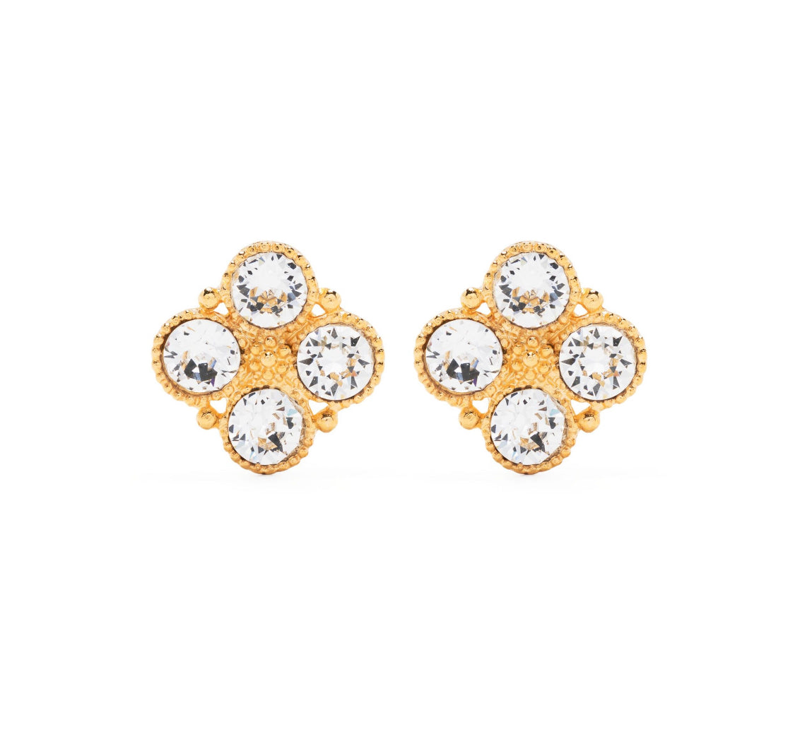 Kenneth Jay Lane -Aretes de Cristal