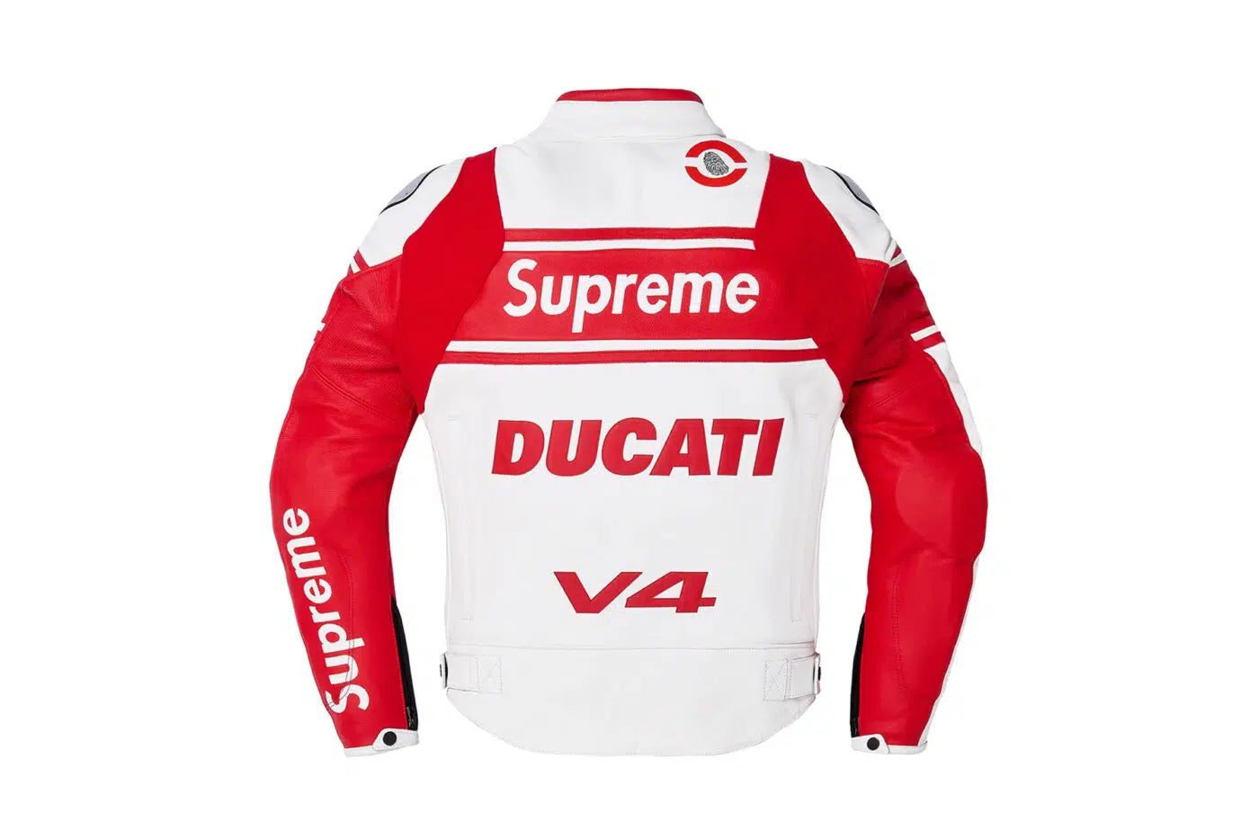 Supreme x Ducati-Chaqueta De Cuero
