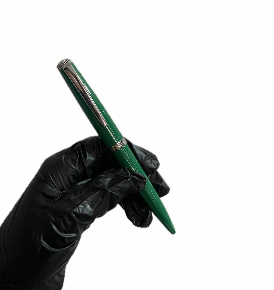 Rolex-Pluma Verde Detalles Plata