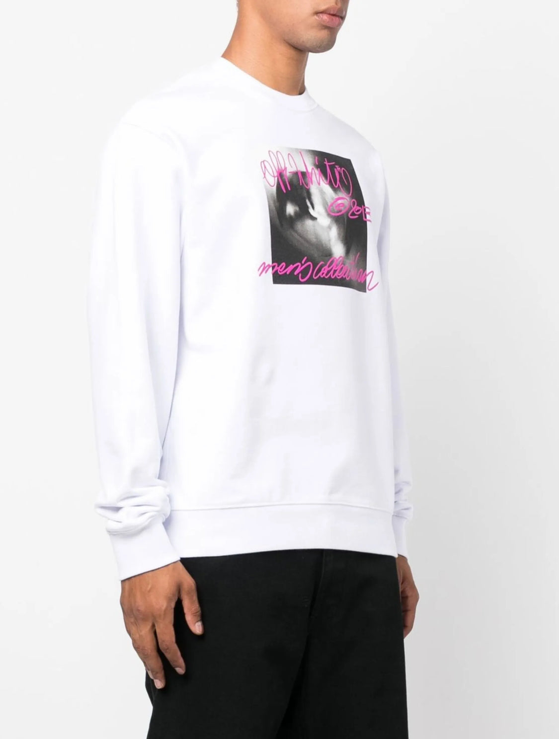 Off White- Suéter con Estampado Gráfico