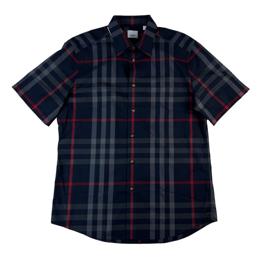 Burberry- Camisa Cuadros Azul
