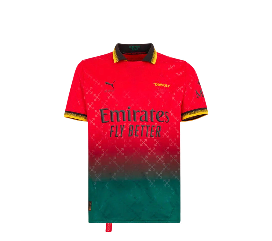 AC Milan x Off White-Jersey Roja Giménez