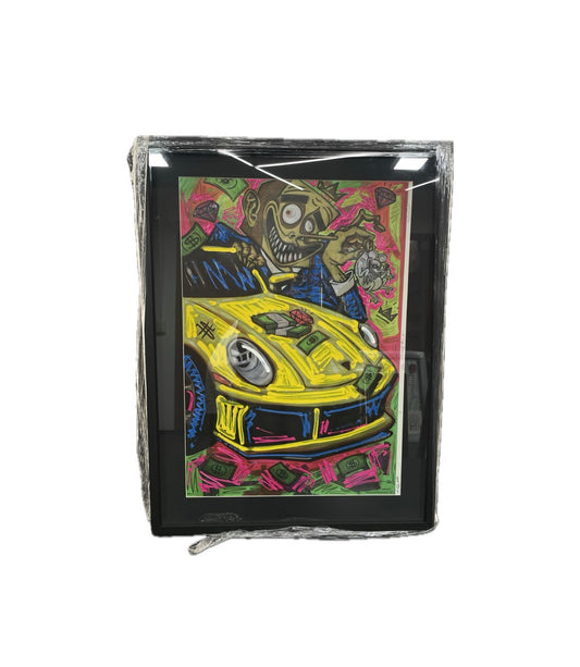 Emmanuel Mendoza -Cuadro “El Poderío” Porche 1/100