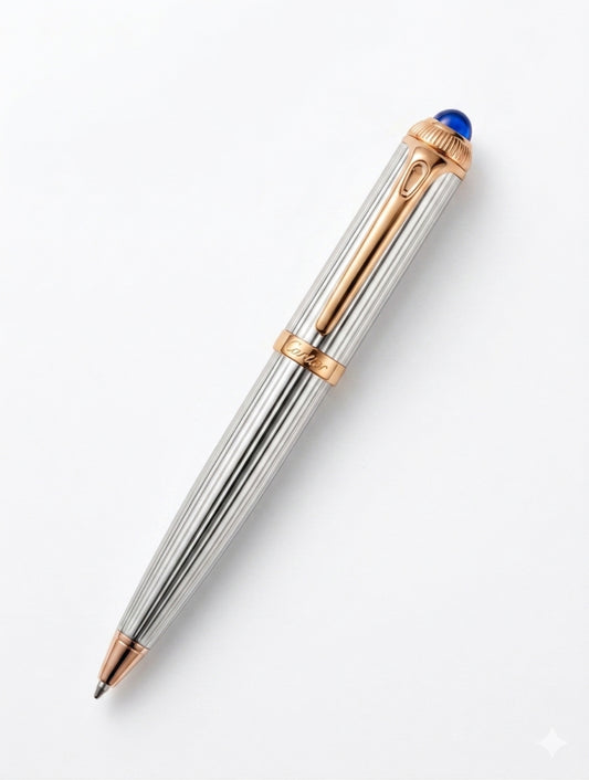 Cartier-Pluma Color Plata/Oro Rosa