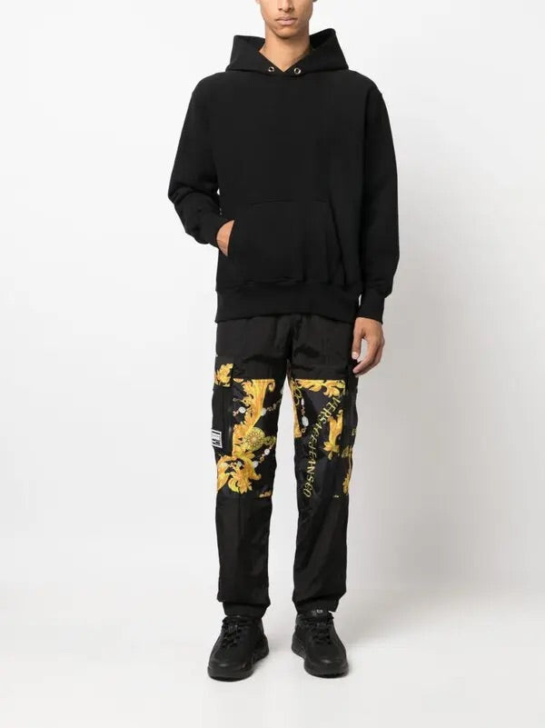 Versace Cargo Jeans Negro y Dorado