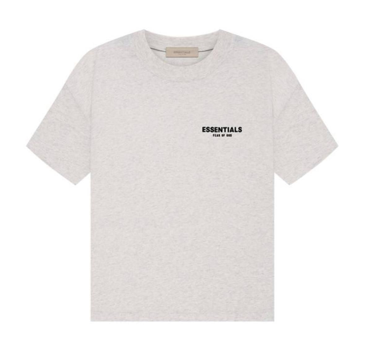 Essentials-Tee Blanca Manga Corta
