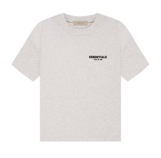Essentials-Tee Blanca Manga Corta