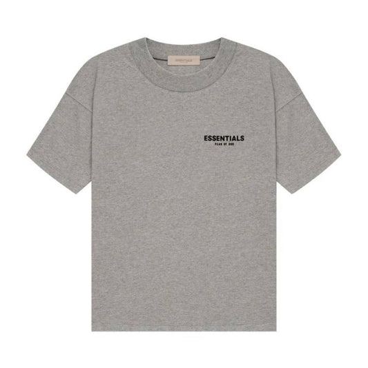 Essentials-Tee Gris Manga Corta