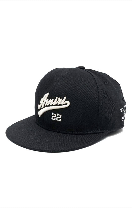 Amiri- Gorra Negra Plana