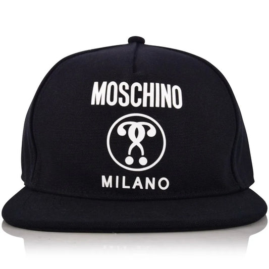 Moschino - Gorra Negra Con Logo