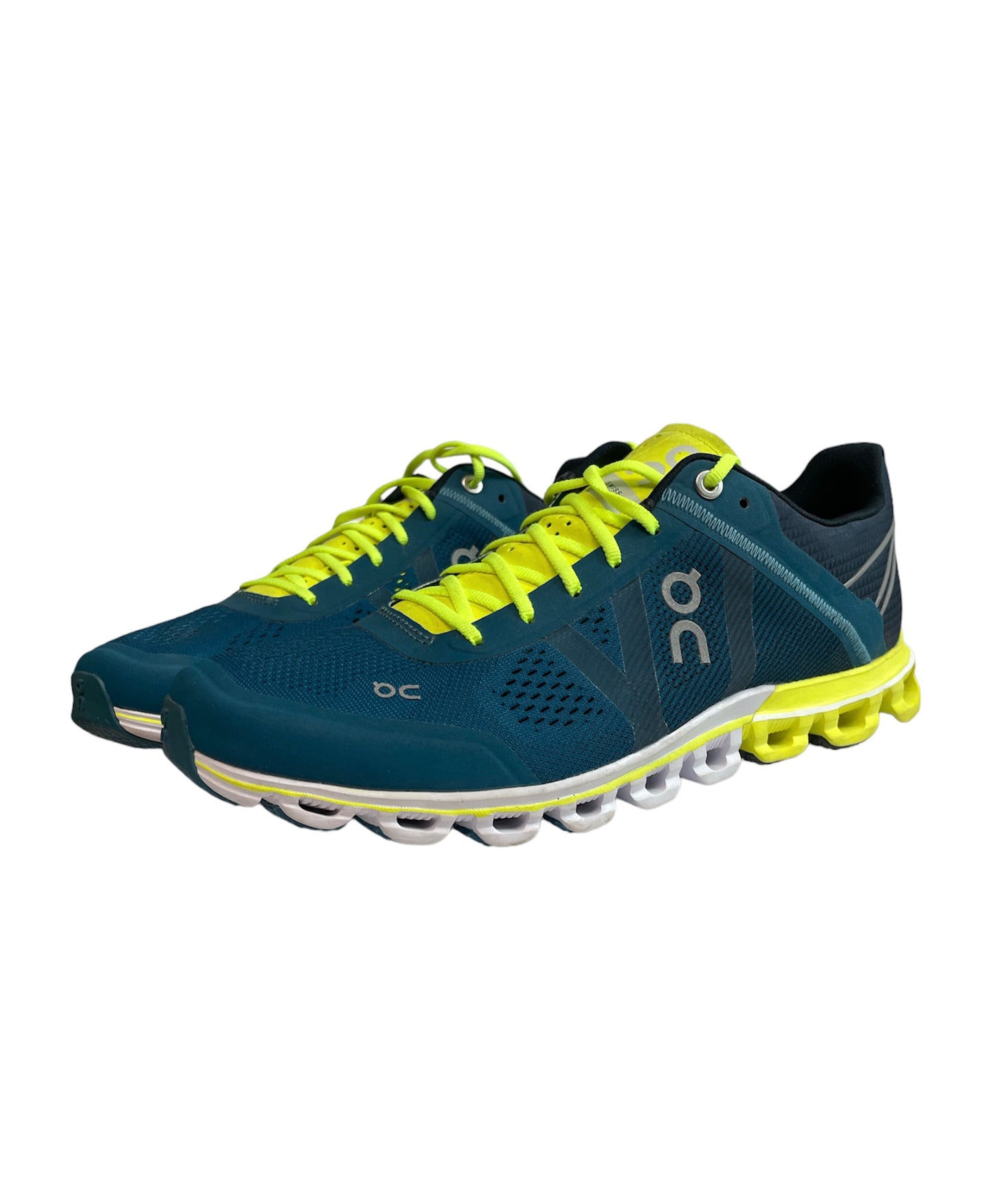 On running Azul-Amarillo flourescente