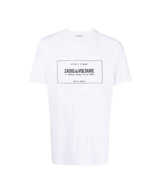 Zadig&Voltaire - Tee Blanca  Con logo