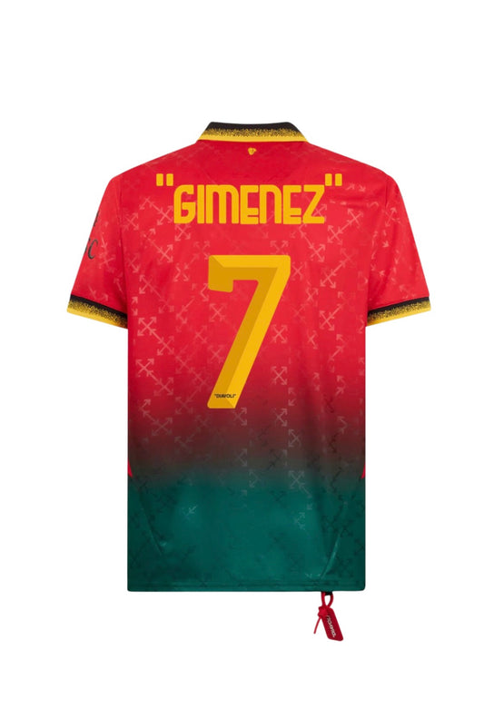 AC Milan x Off White-Jersey Roja Giménez