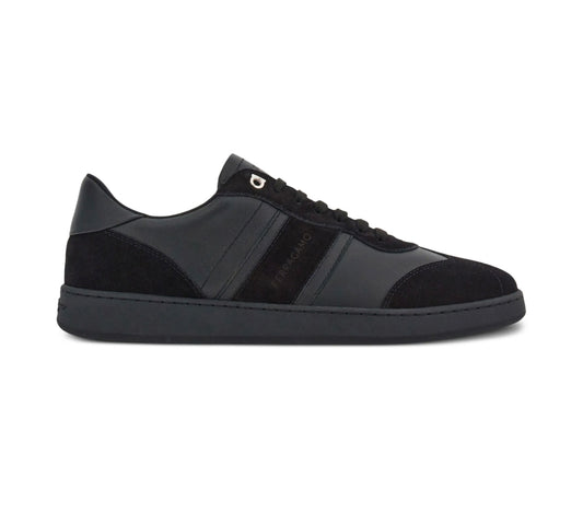 Ferragamo-Tenis Achille 1 Low Negros