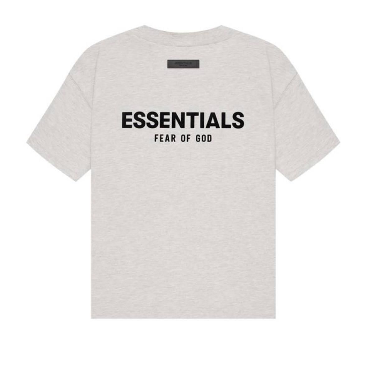 Essentials-Tee Blanca Manga Corta