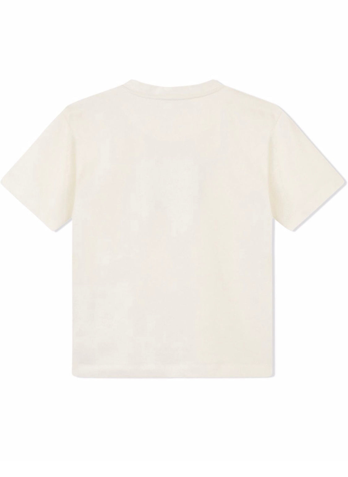 Dolce & Gabbana Tee Beige Logo Negro