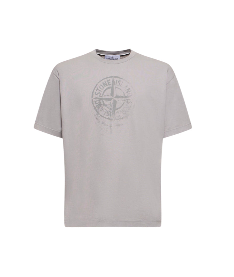 Stone Island-Tee Gris