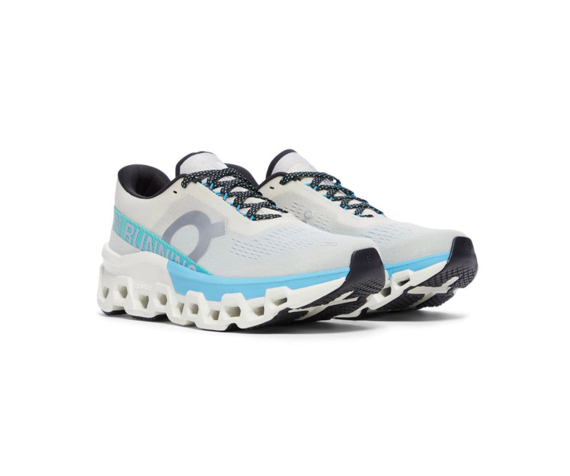On Runnig-Cloudmonster Beige/Azul