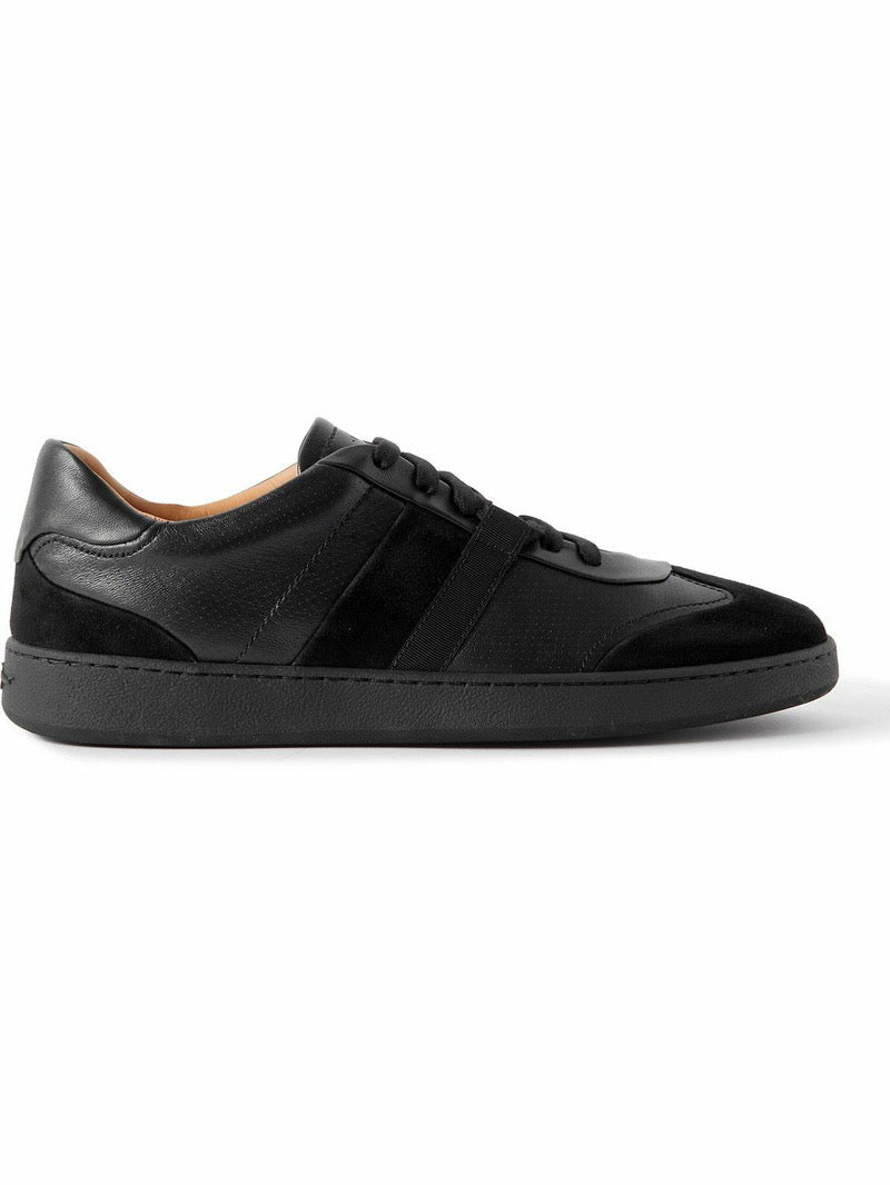 Ferragamo-Tenis Garda Low Negros