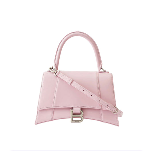 Balenciaga-Bolsa Hourglass Rosa