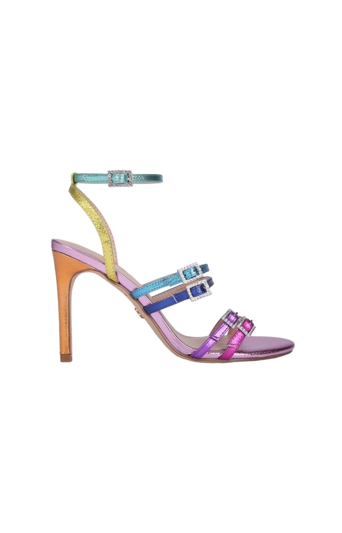 Kurt Geiger - Sandalia Con Tacon Y Multiples Tiras