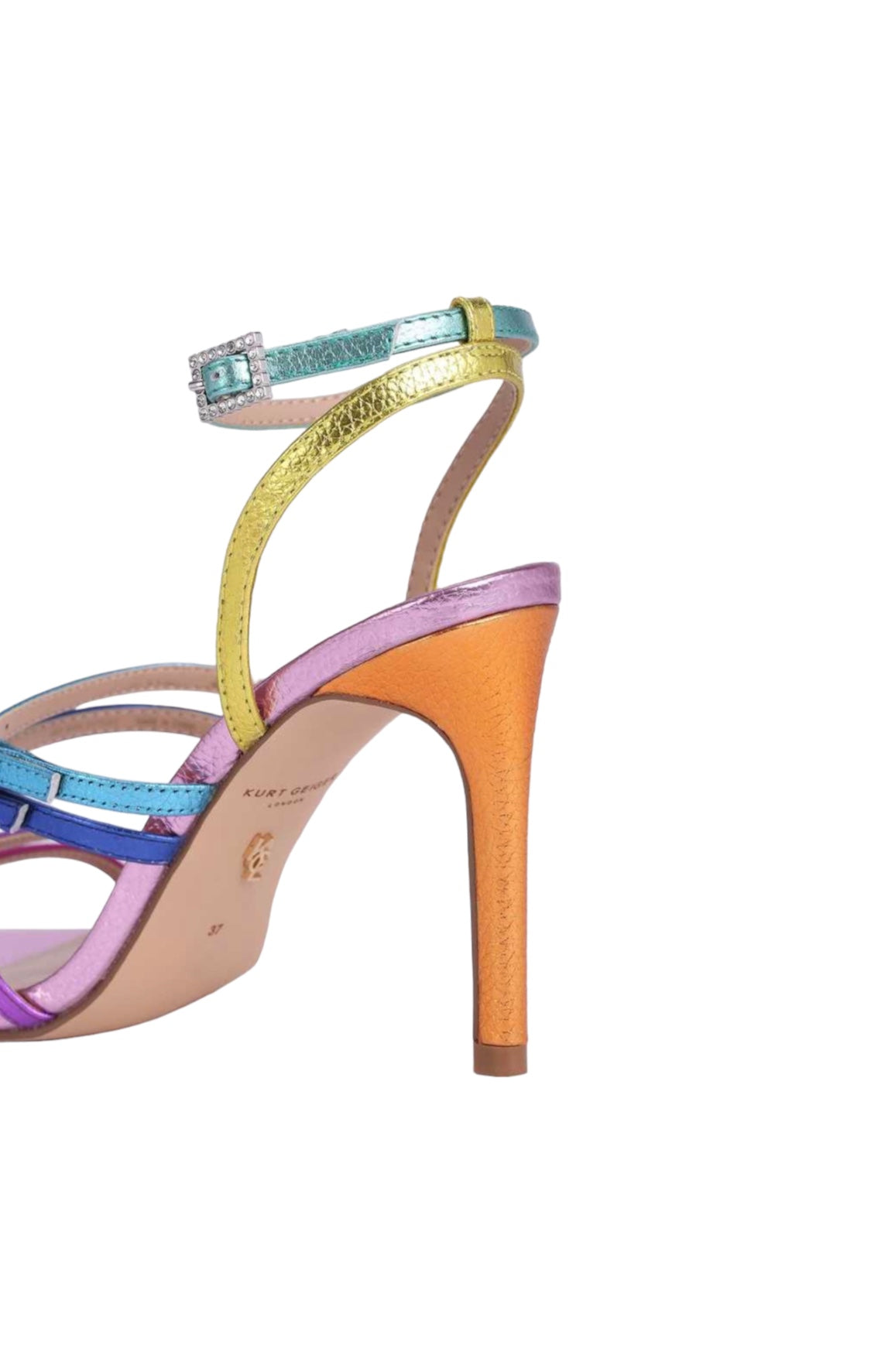 Kurt Geiger - Sandalia Con Tacon Y Multiples Tiras